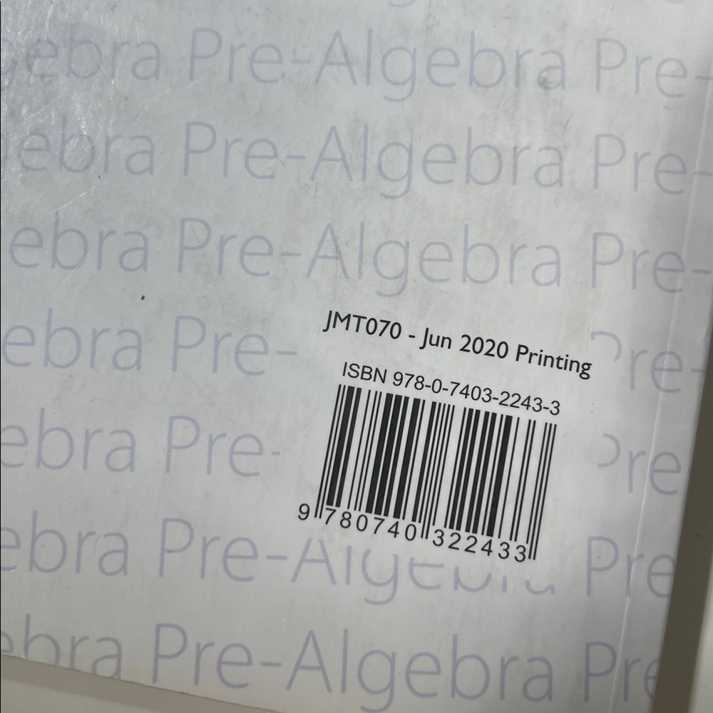 Horizons Pre-Algebra Teacher's Guide Clean / Excellent Math Curriculum Book - Picture 5 of 6